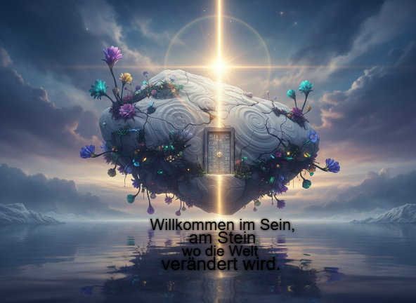 Weiser Stein Eingang